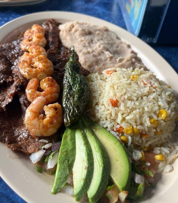 Menu page for traditional Mexican seafood specials.